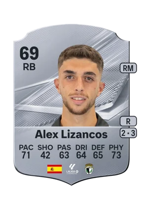 Alex Lizancos - 69 - Rare EA FC 27 card