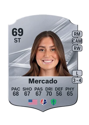 Mercado - 69 - Rare EA FC 27 card