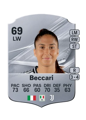 Beccari - 69 - Rare EA FC 27 card