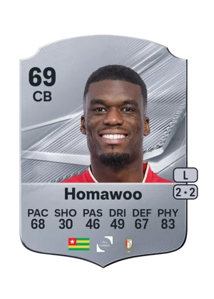 Homawoo - 69 - Rare EA FC 27 card