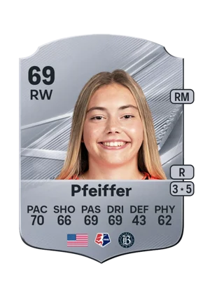 Pfeiffer - 69 - Rare EA FC 27 card