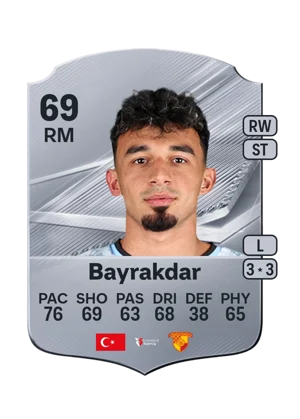 Bayrakdar - 69 - Rare EA FC 27 card