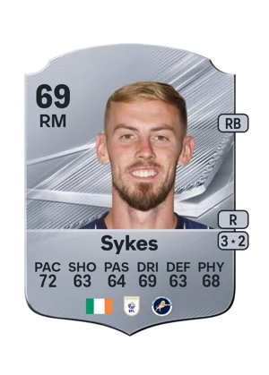 Sykes - 69 - Rare EA FC 27 card