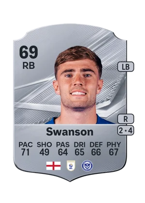 Swanson - 69 - Rare EA FC 27 card