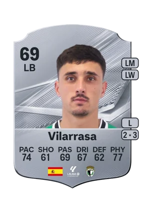 Vilarrasa - 69 - Rare EA FC 27 card