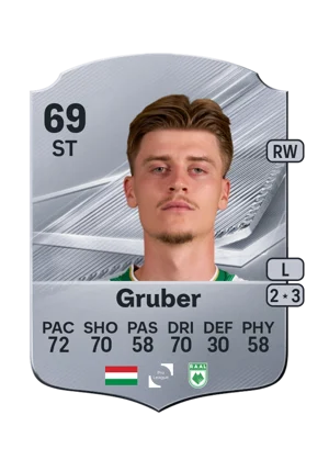 Gruber - 69 - Rare EA FC 27 card