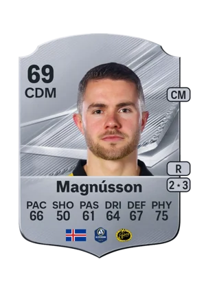 Magnússon - 69 - Rare EA FC 27 card