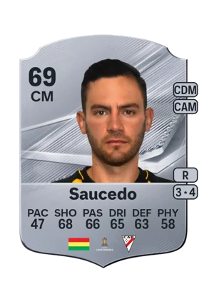Saucedo - 69 - Rare EA FC 27 card