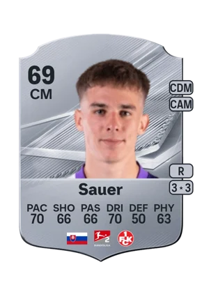 Sauer - 69 - Rare EA FC 27 card