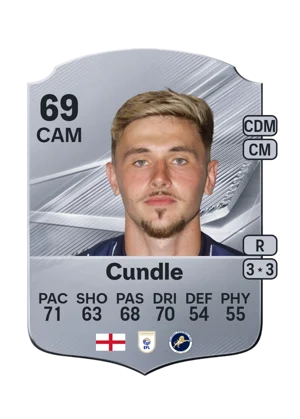 Cundle - 69 - Rare EA FC 27 card