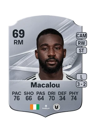 Macalou - 69 - Rare EA FC 27 card