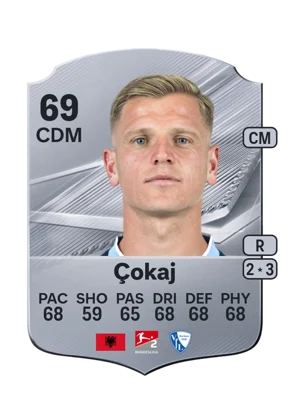 Çokaj - 69 - Rare EA FC 27 card