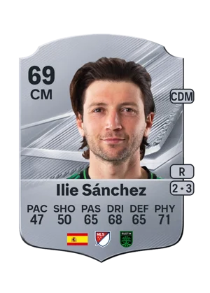 Ilie Sánchez - 69 - Rare EA FC 27 card