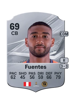 Fuentes - 69 - Rare EA FC 27 card
