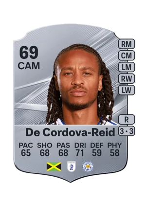 De Cordova-Reid - 69 - Rare EA FC 27 card