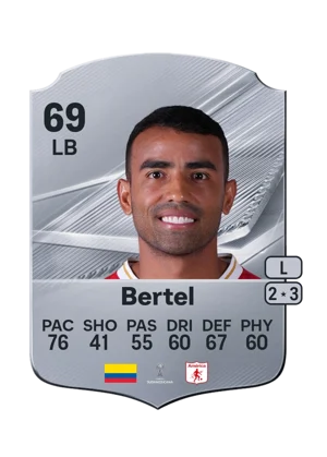 Bertel - 69 - Rare EA FC 27 card