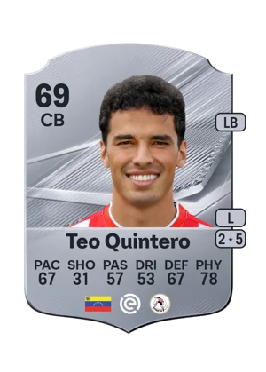 Teo Quintero - 69 - Rare EA FC 27 card