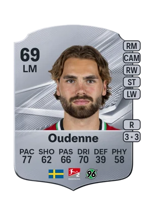 Oudenne - 69 - Rare EA FC 27 card