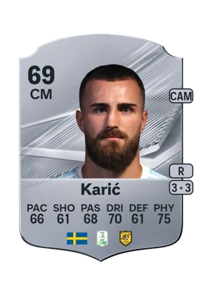 Karić - 69 - Rare EA FC 27 card