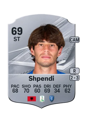 Shpendi - 69 - Rare EA FC 27 card