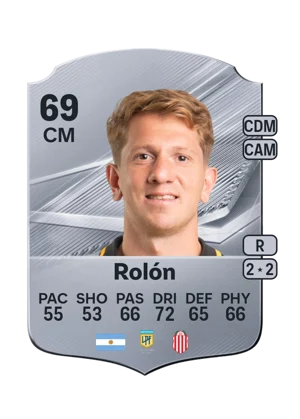 Rolón - 69 - Rare EA FC 27 card