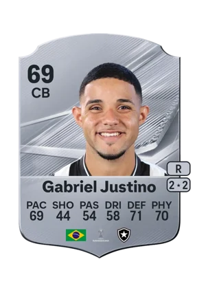 Gabriel Justino - 69 - Rare EA FC 27 card