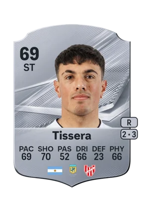 Tissera - 69 - Rare EA FC 27 card