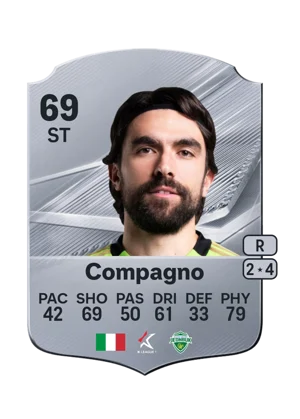 Compagno - 69 - Rare EA FC 27 card