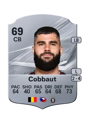 Cobbaut - 69 - Rare EA FC 27 card