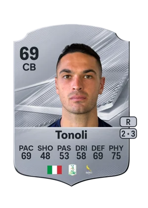 Tonoli - 69 - Rare EA FC 27 card