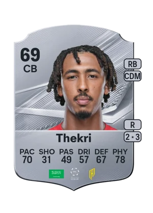 Thekri - 69 - Rare EA FC 27 card
