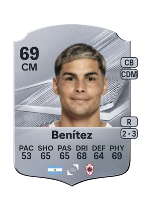 Benítez - 69 - Rare EA FC 27 card