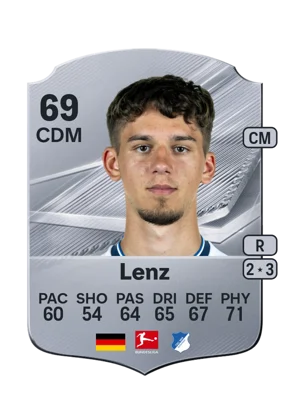 Lenz - 69 - Rare EA FC 27 card