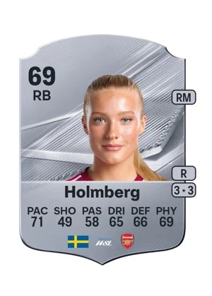 Holmberg - 69 - Rare EA FC 27 card