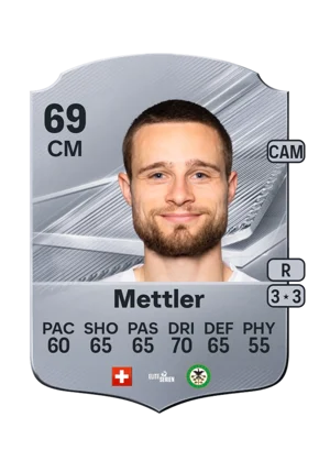 Mettler - 69 - Rare EA FC 27 card