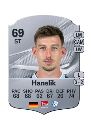 Hanslik - 69 - Rare EA FC 27 card