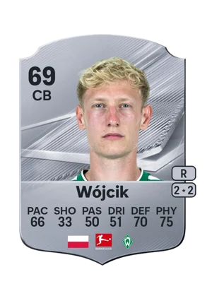 Wójcik - 69 - Rare EA FC 27 card