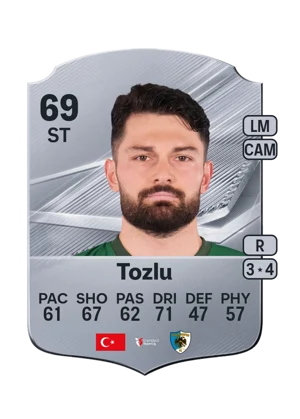 Tozlu - 69 - Rare EA FC 27 card
