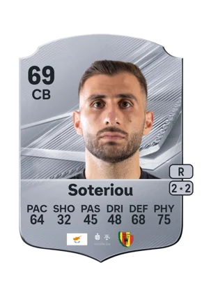 Soteriou - 69 - Rare EA FC 27 card