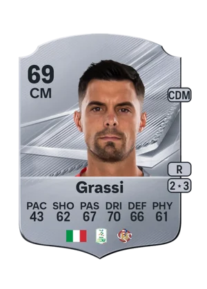 Grassi - 69 - Rare EA FC 27 card