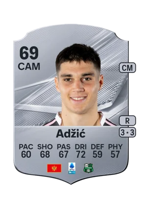 Adžić - 69 - Rare EA FC 27 card
