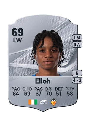 Elloh - 69 - Rare EA FC 27 card