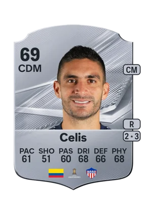 Celis - 69 - Rare EA FC 27 card