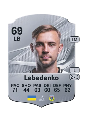 Lebedenko - 69 - Rare EA FC 27 card
