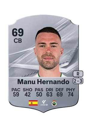 Manu Hernando - 69 - Rare EA FC 27 card