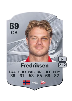 Fredriksen - 69 - Rare EA FC 27 card