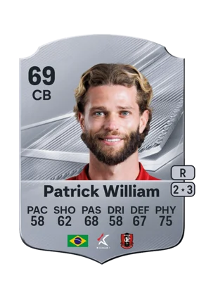Patrick William - 69 - Rare EA FC 27 card