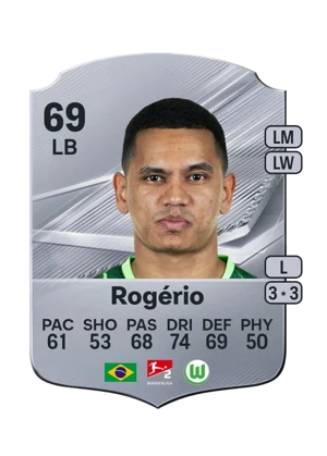 Rogério - 69 - Rare EA FC 27 card