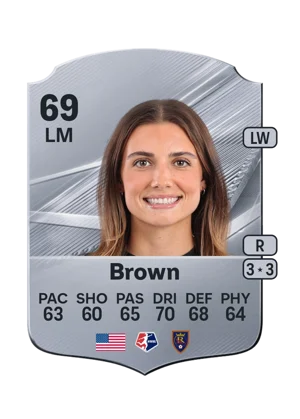 Brown - 69 - Rare EA FC 27 card