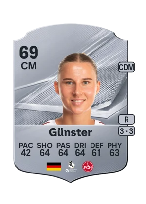 Günster - 69 - Rare EA FC 27 card